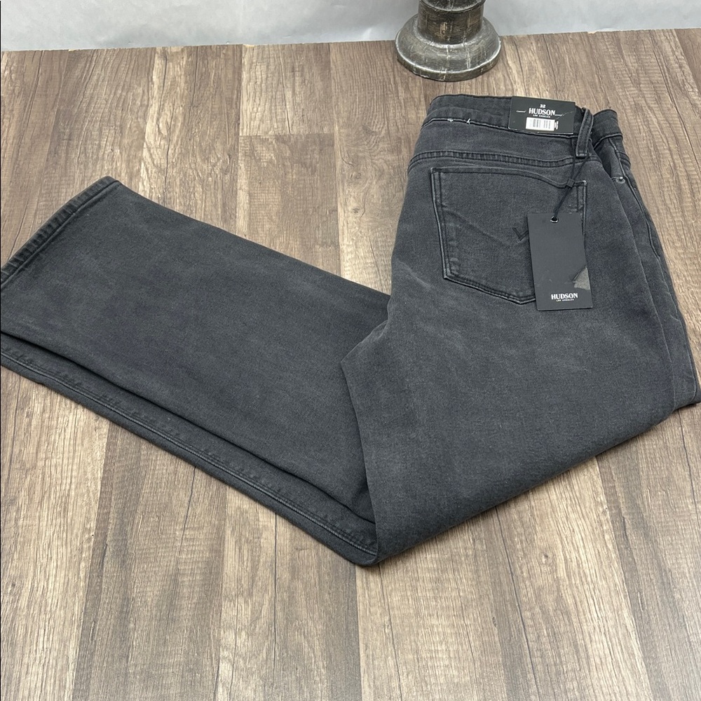 Hudson Black Womens straight leg Jeans